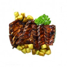 Maple-Glazed baby back ribs by Contis